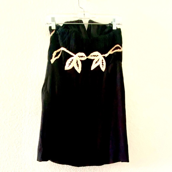 Limited Edition Free People Night Out Strapless Embroidered Mini Dress - Picture 5 of 15